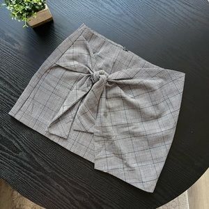 Plaid Mini Skirt
